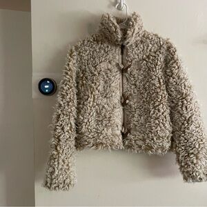 Anthropologie crop jacket size small